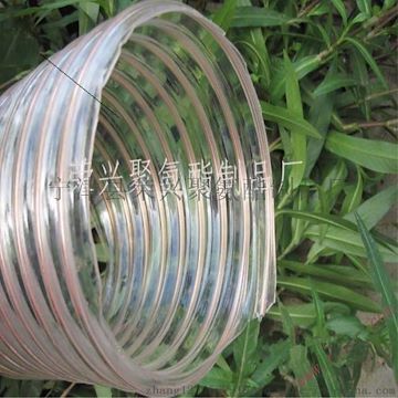 供应机械厂家除尘钢丝伸缩管、PU材质耐磨通风专用管